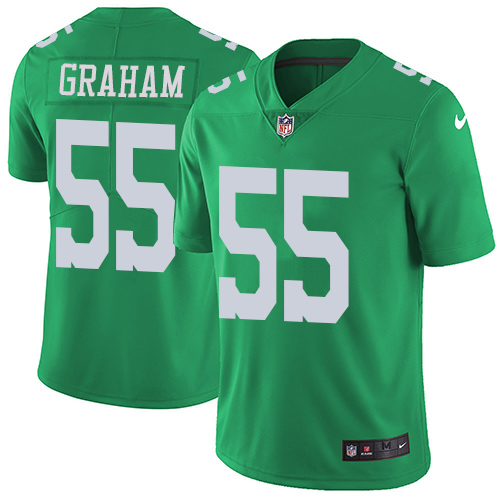 Nike Eagles #55 Brandon Graham Green Men's Stitched NFL Limited Rush Jersey